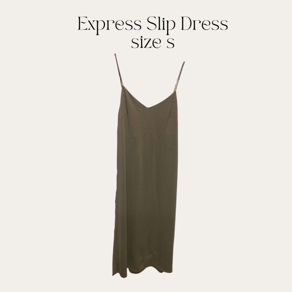 Strappy Green Dress from Express